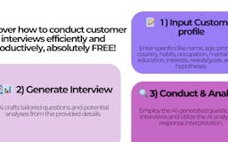 Customer Interview Generator media 3