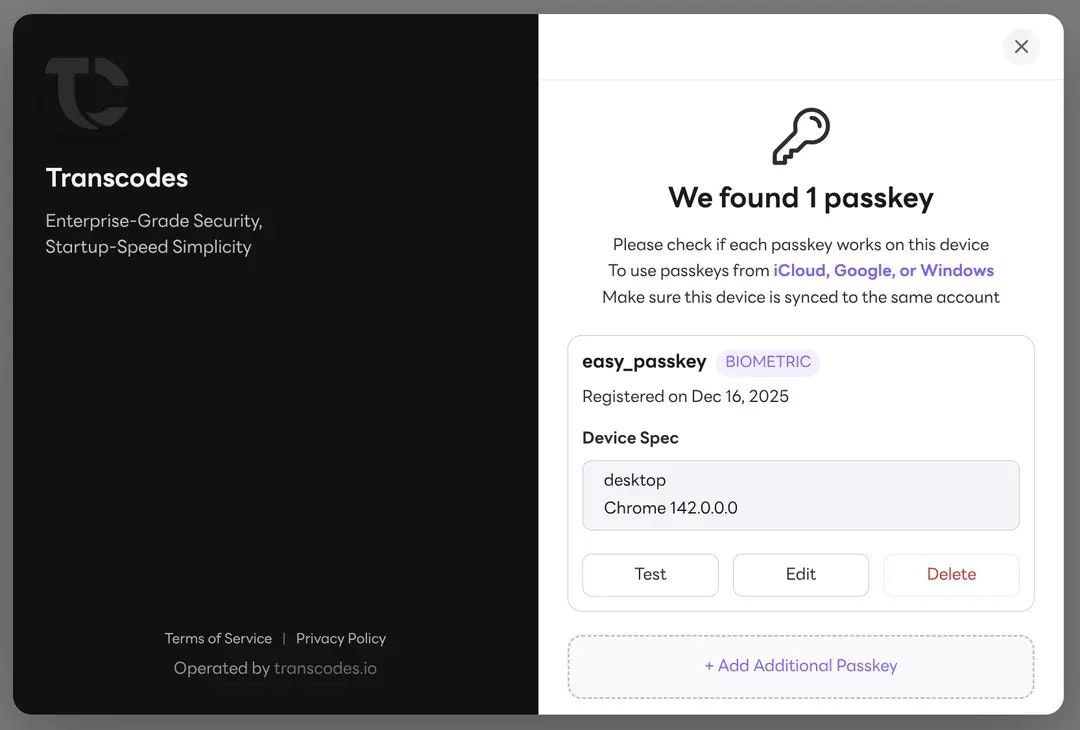Transcodes - Main product screenshot demonstrating key features and user interface