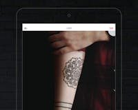 App for virtual tatoos in Augmented reality media 1