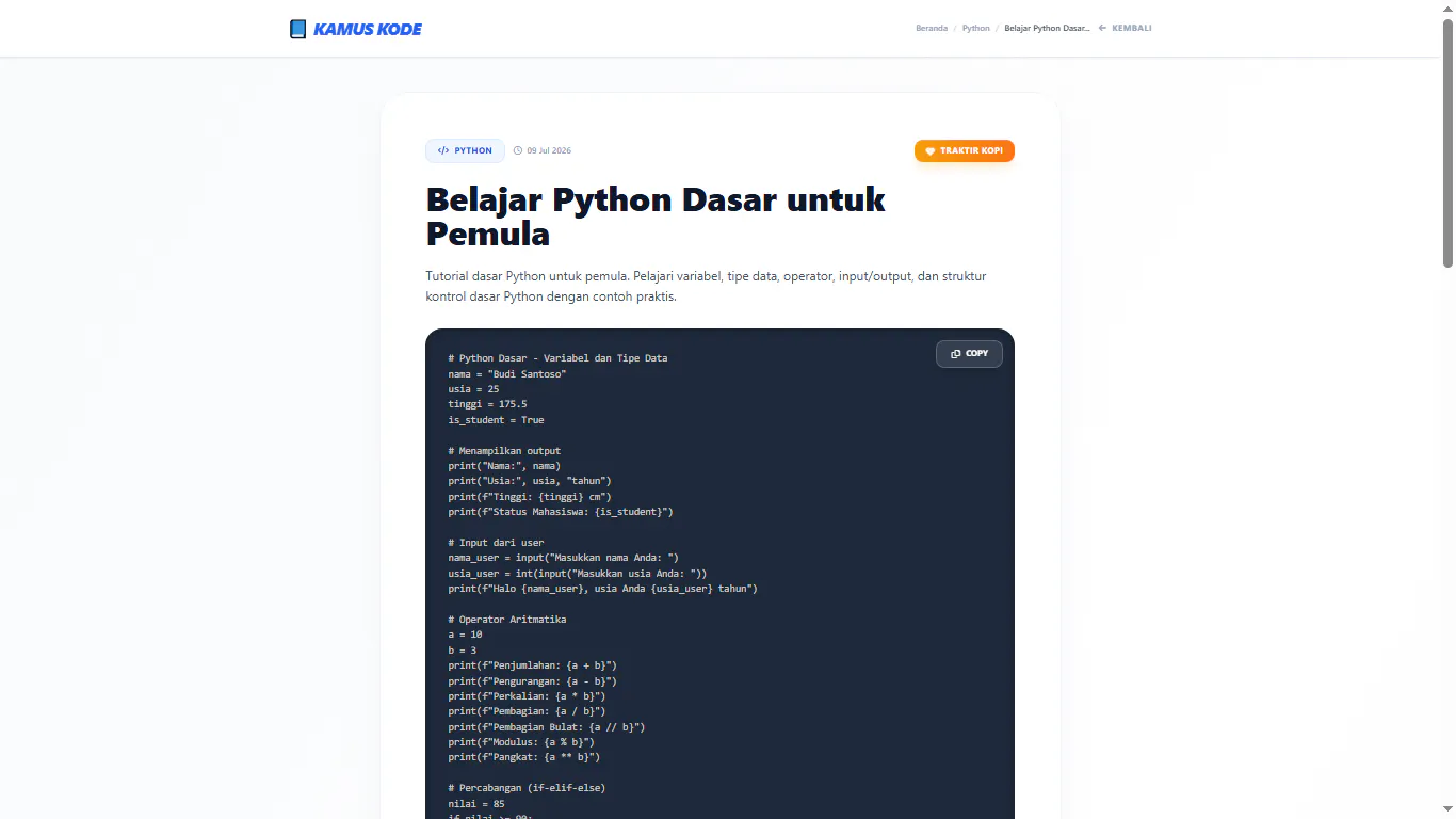 Kamus Code gallery image