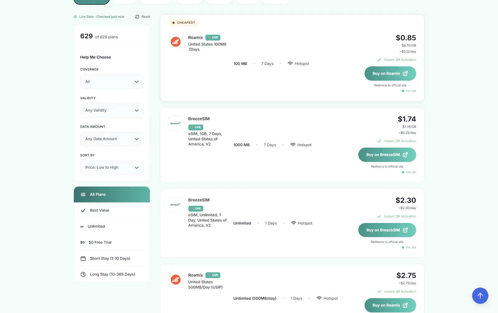 e-sim.co screenshot 3