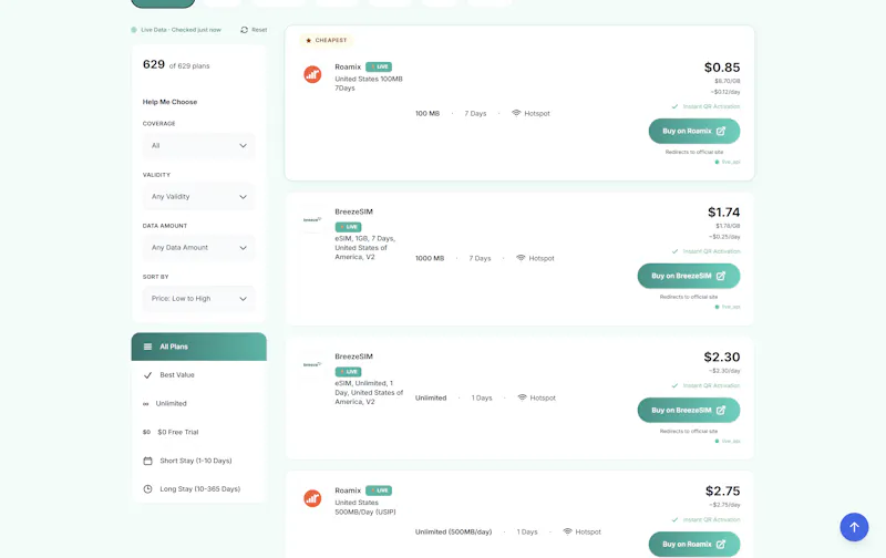 e-sim.co screenshot 3