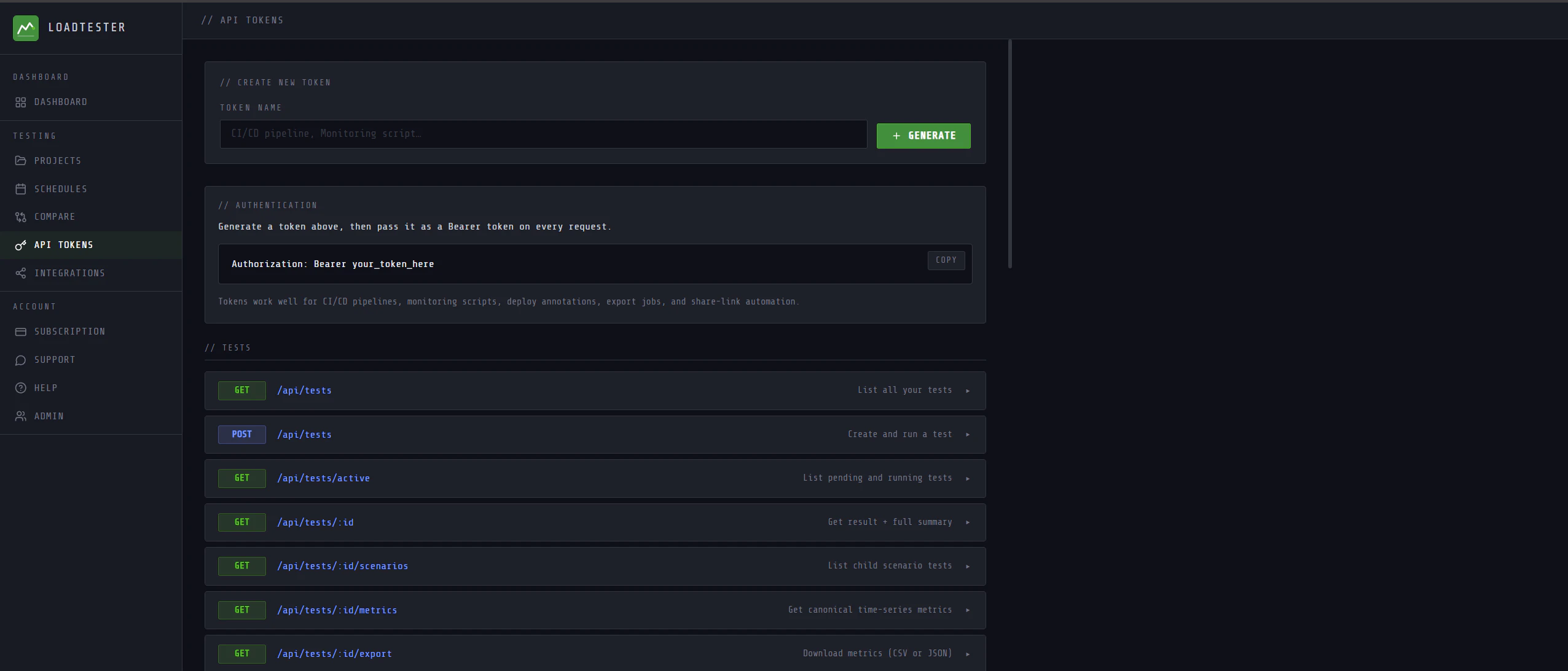 LoadTester.org screenshot 3