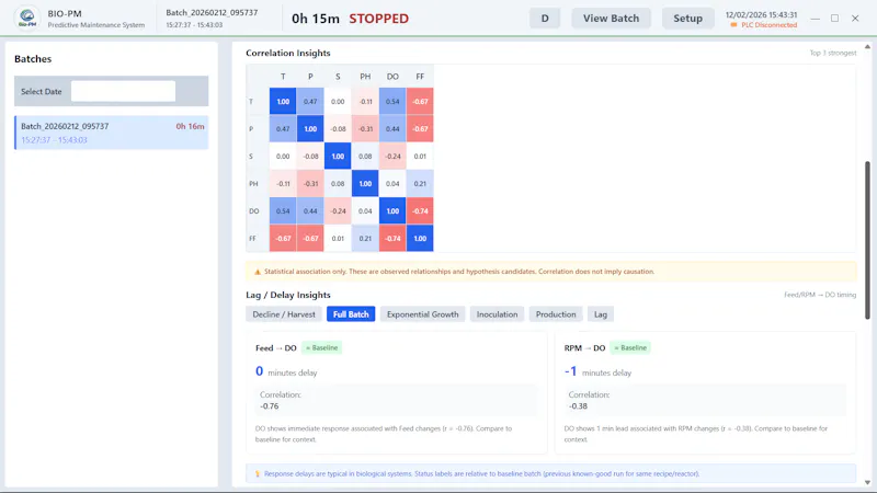 Bio Predictive Maintenance screenshot 3