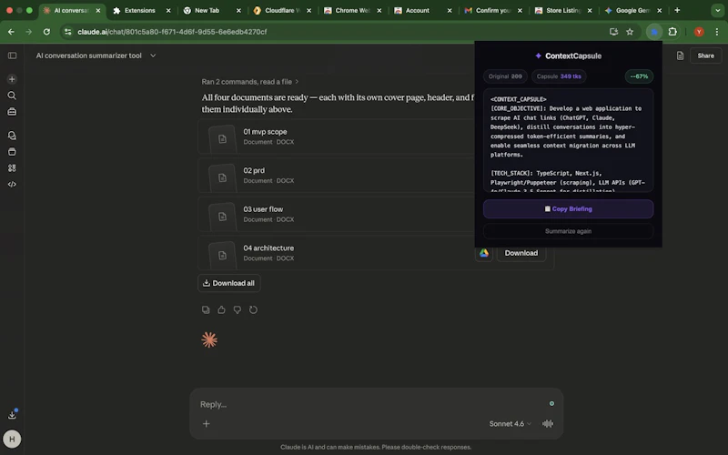 ContextCapsule screenshot 1