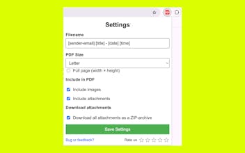 Save Emails from GMail as PDF gallery image