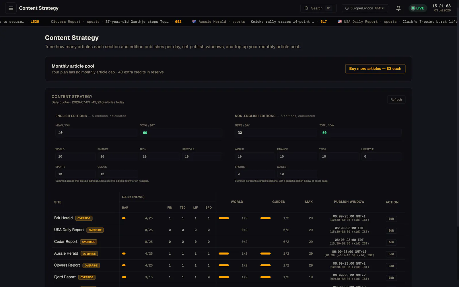 Mastheads screenshot 10
