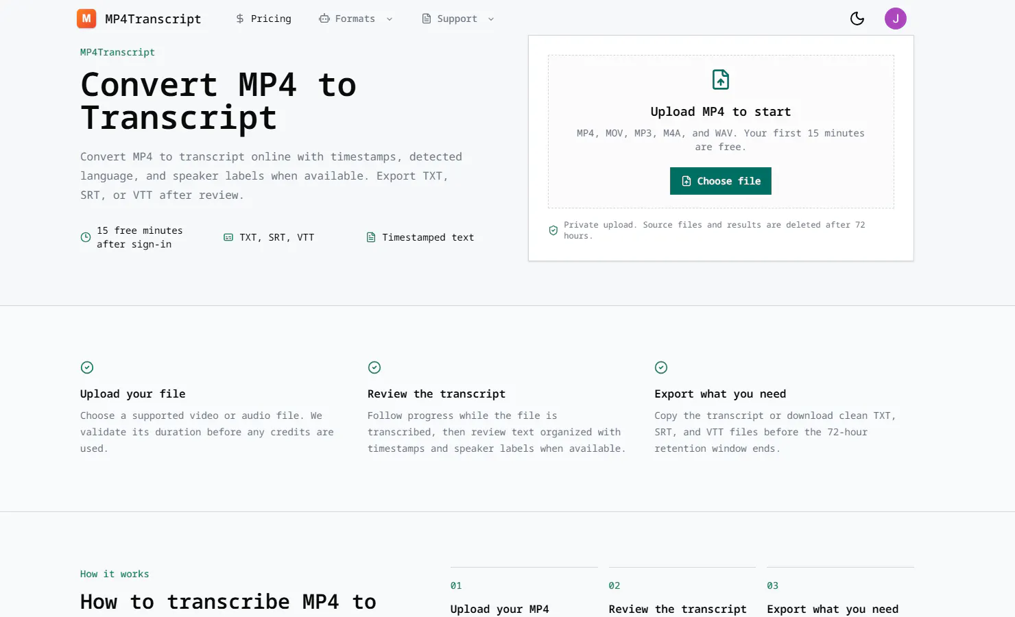 MP4Transcript gallery image