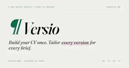 Versio CV App gallery image