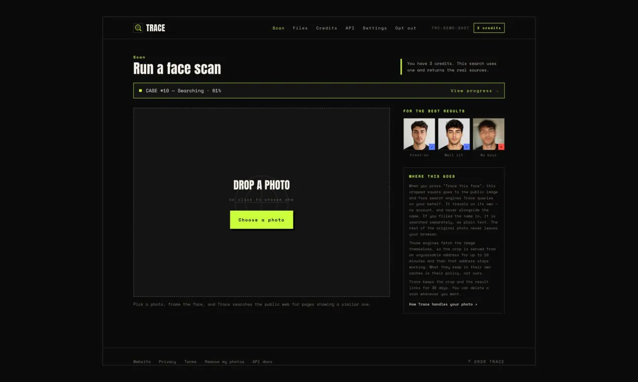 Trace AI Face Scan gallery image