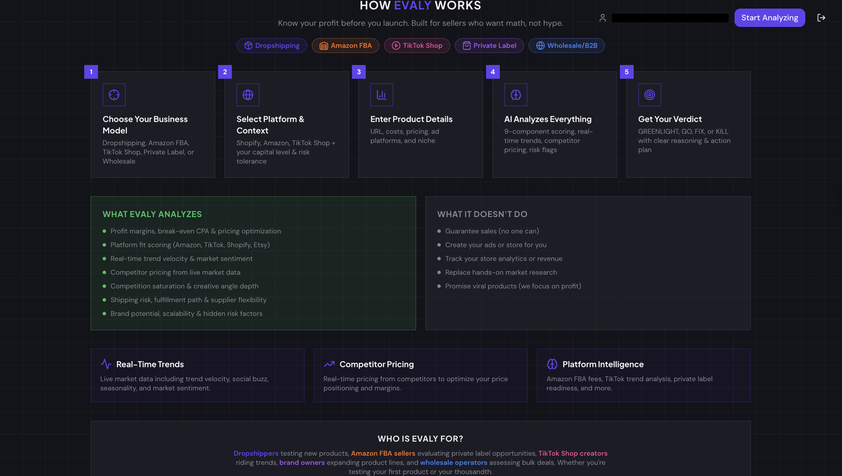 EvalyAI - Main product screenshot demonstrating key features and user interface