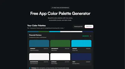 RapidNative free tools gallery image