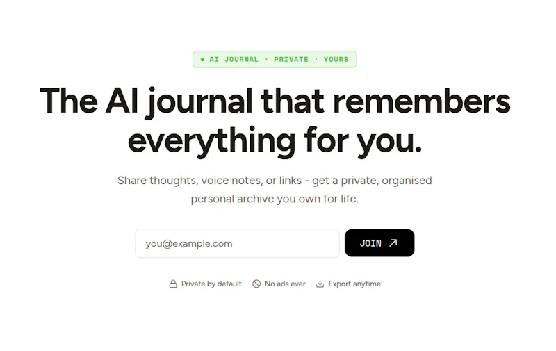 Your Journal with AI Memory screenshot 1
