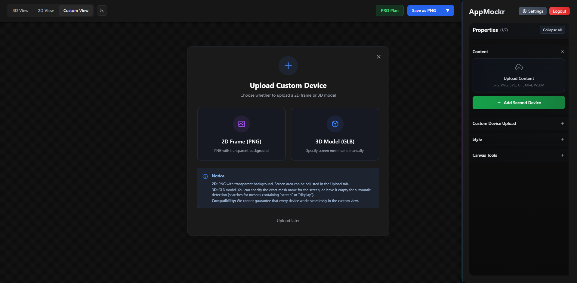 Appmockr - Screenshot 4 showing product features and functionality