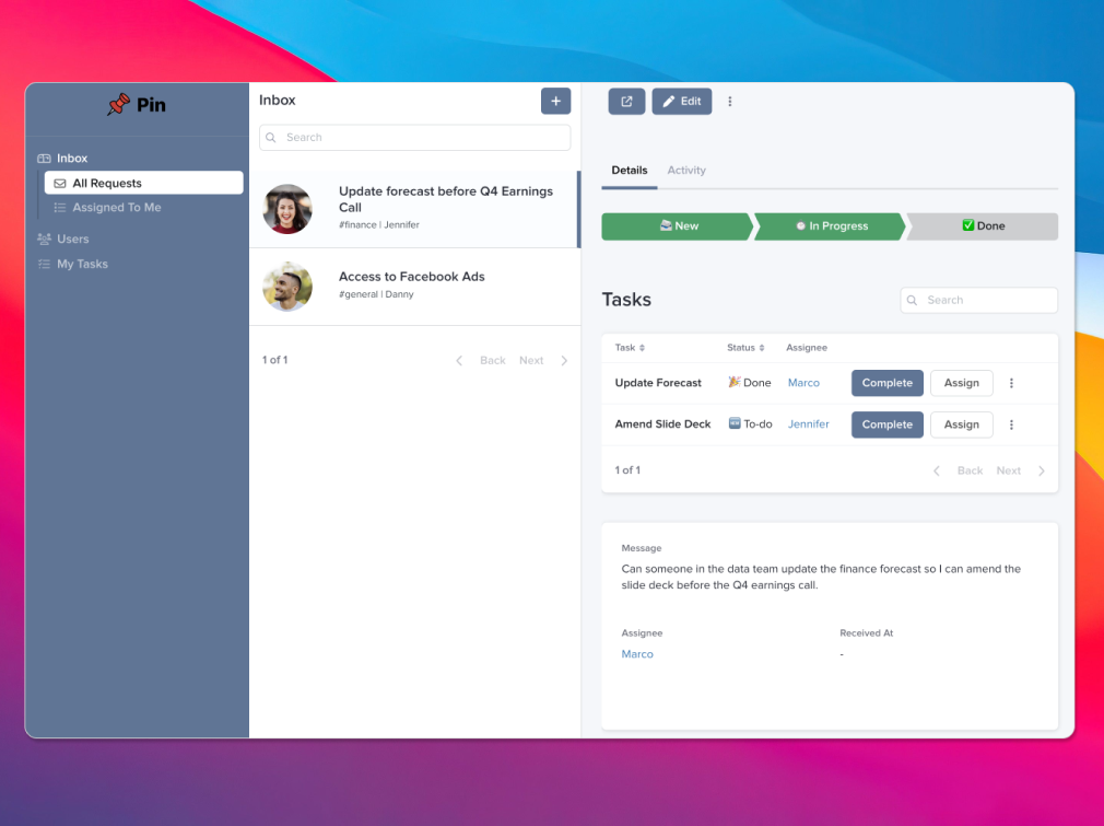 เข็มหมุด - เปลี่ยนข้อความ Slack เป็นโครงการที่สามารถดำเนินการได้ด้วย AI media 3