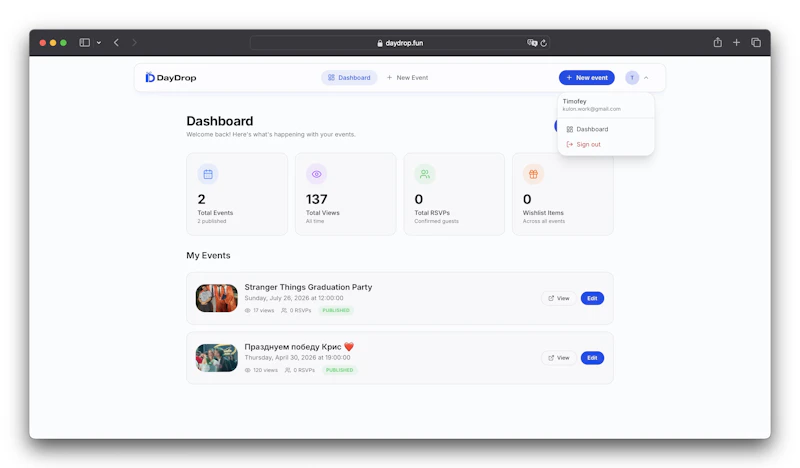 DayDrop screenshot 2