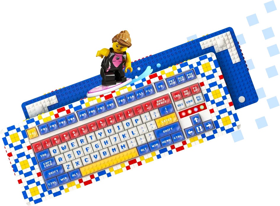 Tastiera melgeek pixel lego-compatibile media 4