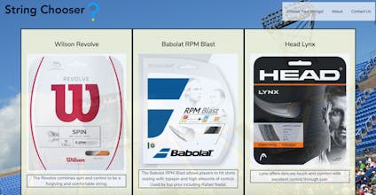 Tennis String Chooser gallery image