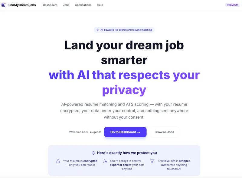 FindMyDreamJobs screenshot 1