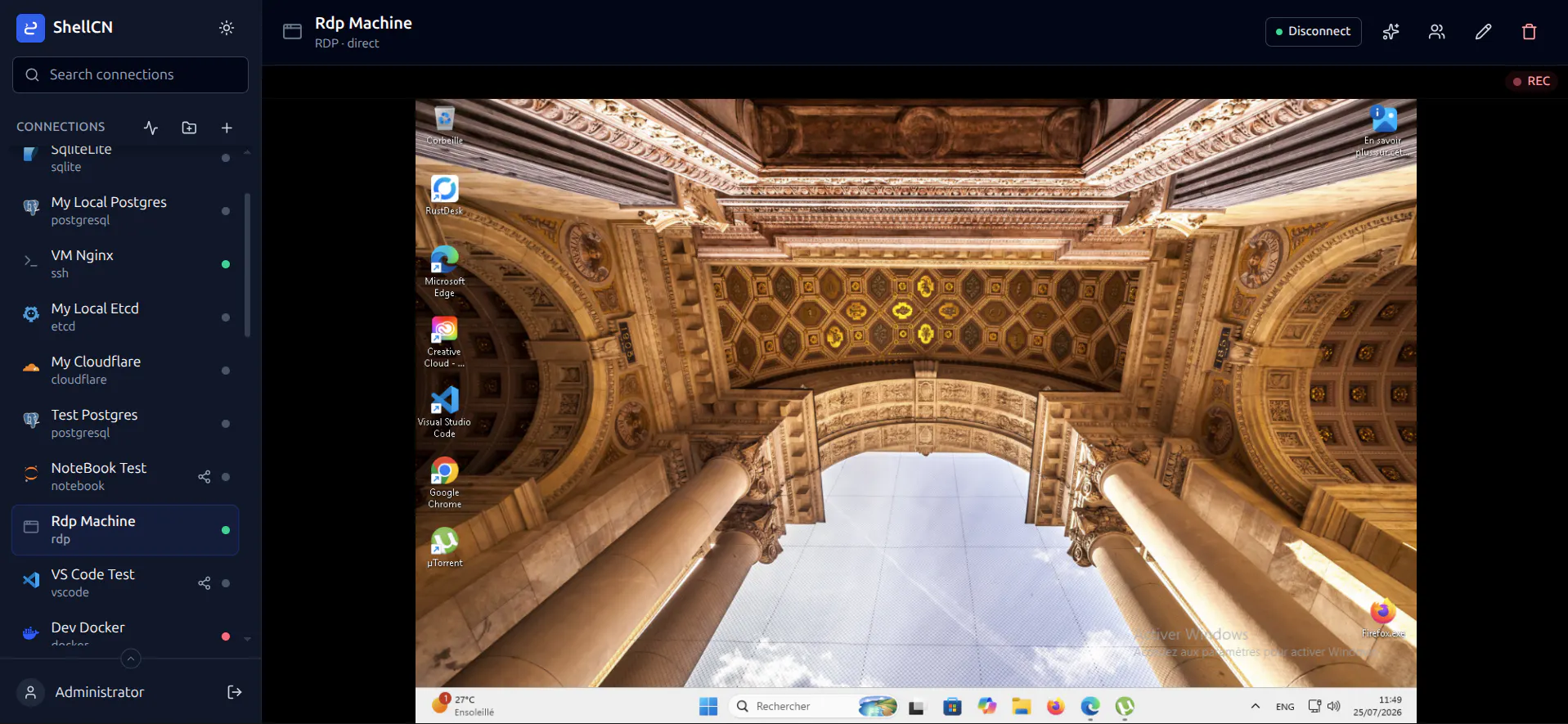 ShellCN screenshot