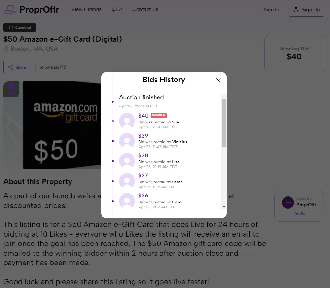 ProprOffr.com gallery image
