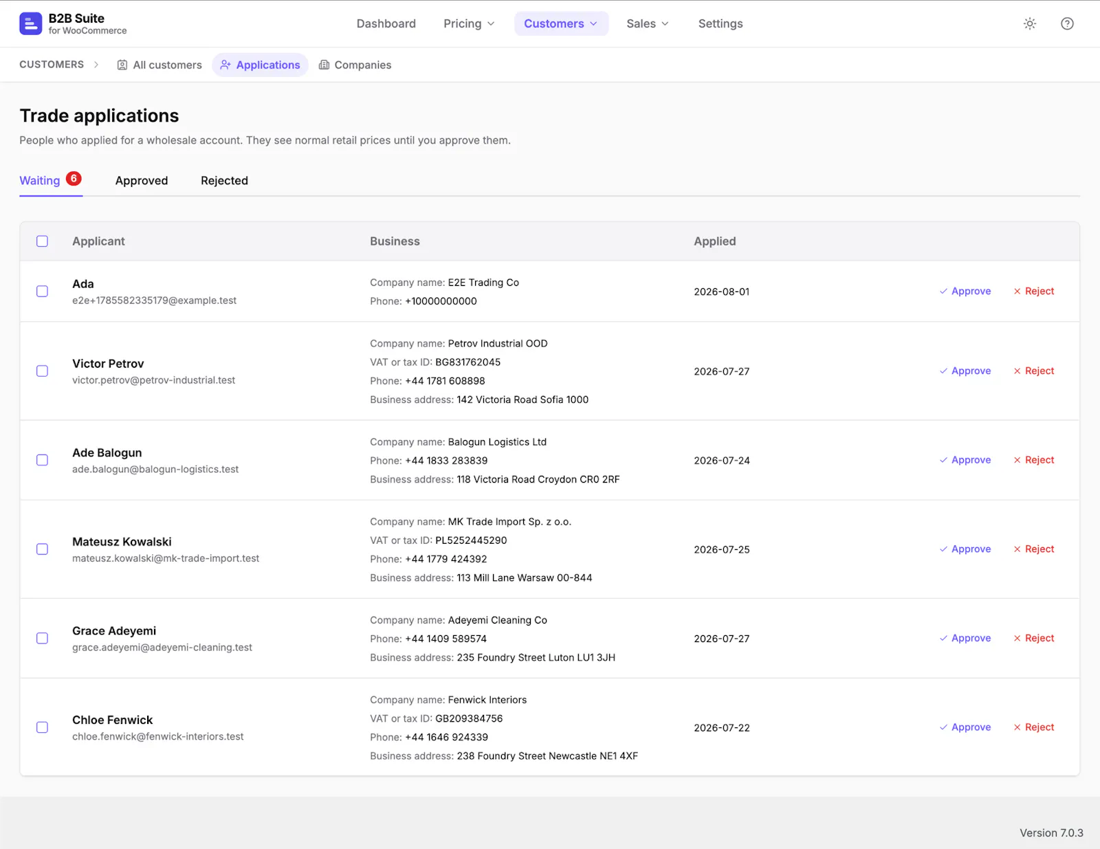 Softminal B2B Suite for WooCommerce screenshot 9