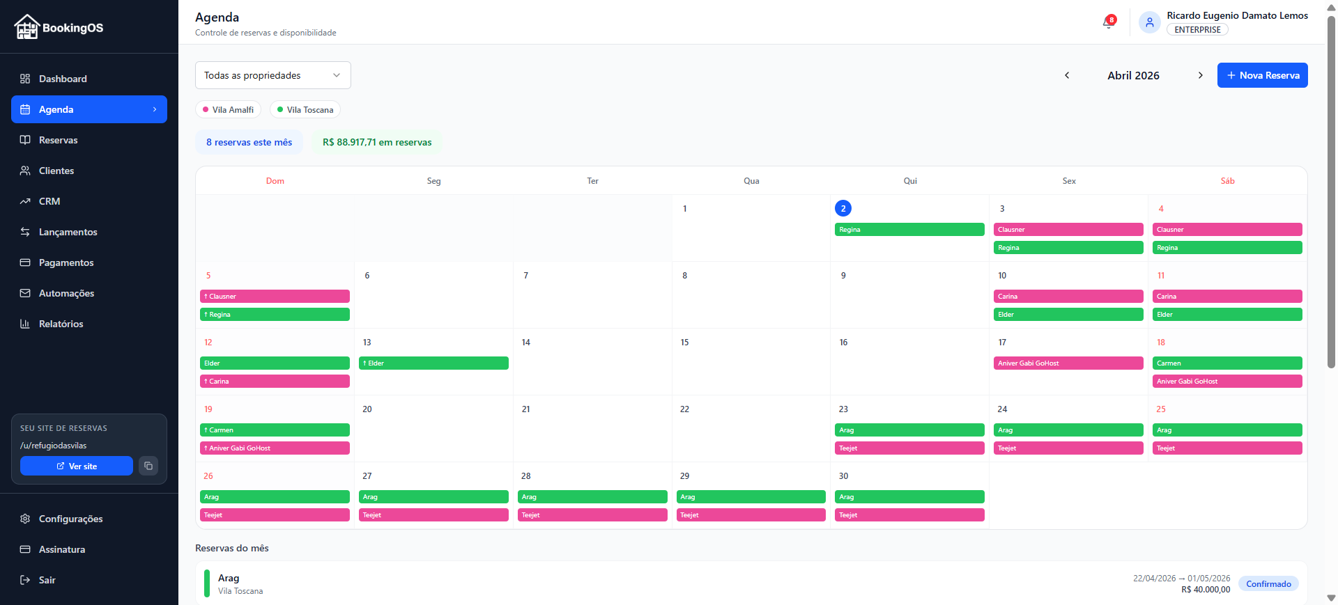 BookingOs gallery image