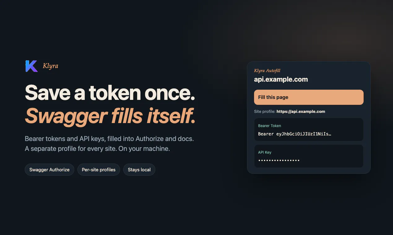 Klyra Autofill screenshot 1