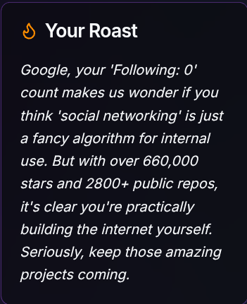GitRoasted - Screenshot 4 showing product features and functionality