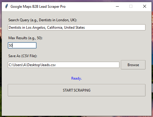 Google Maps B2B Scraper PRO gallery image