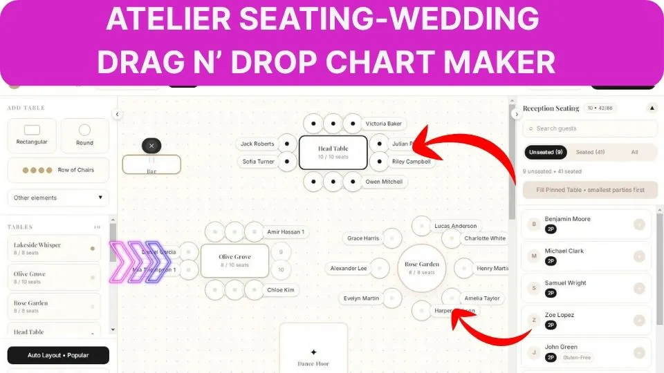 Atelier Seating- Wedding Chart Maker gallery image