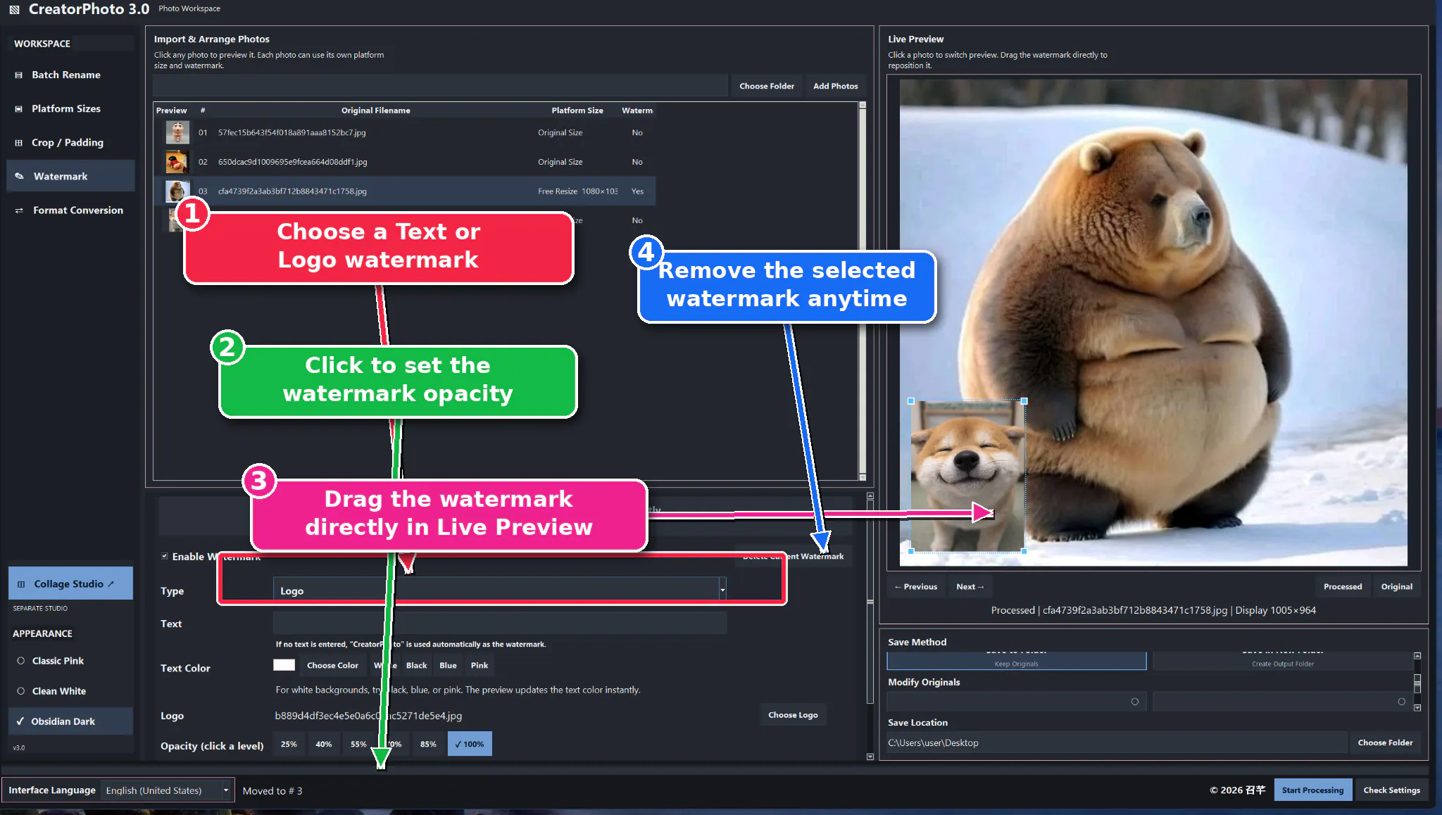 CreatorPhoto 3.0 gallery image