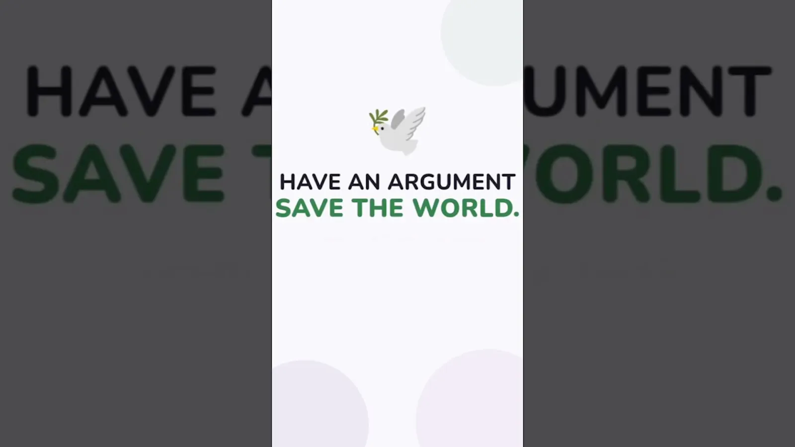 MyPeaceTalks — Find Common Ground screenshot 1 (video preview)
