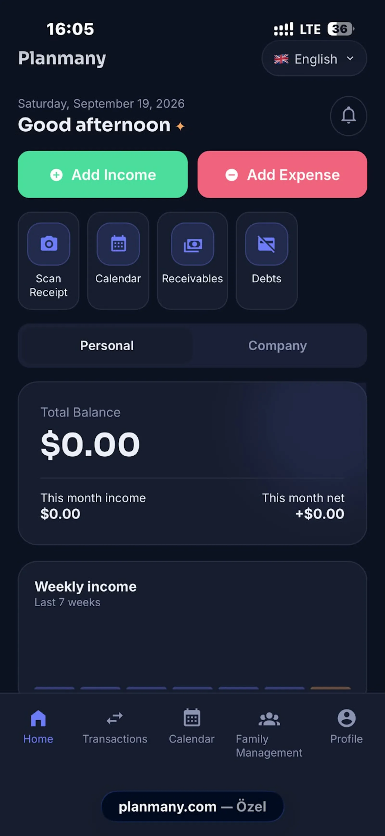 Planmany screenshot 1