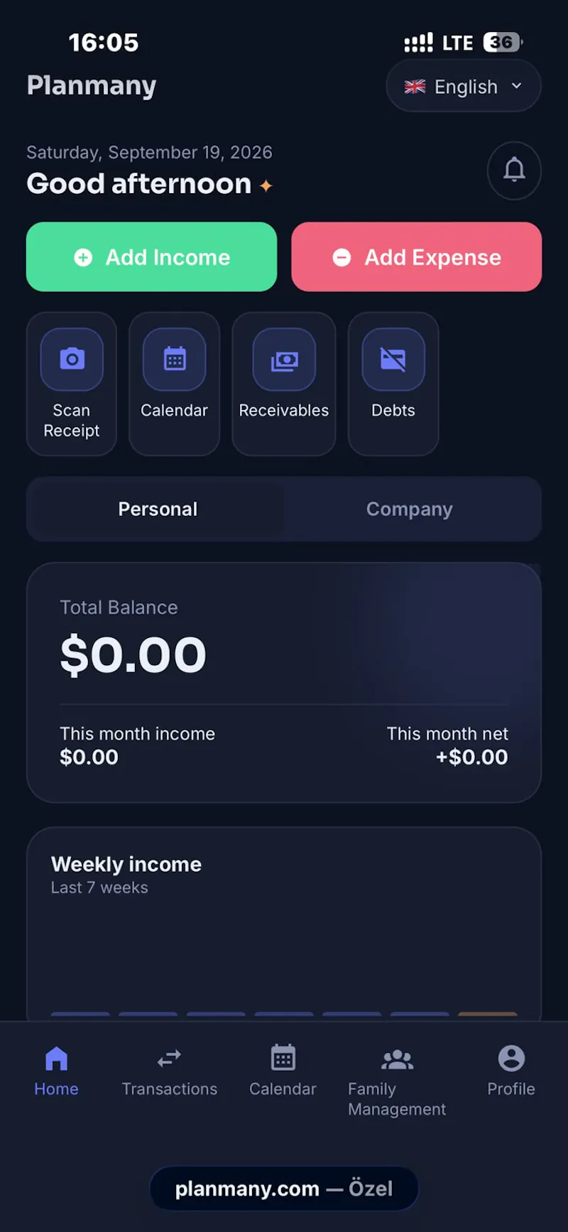 Planmany screenshot 1