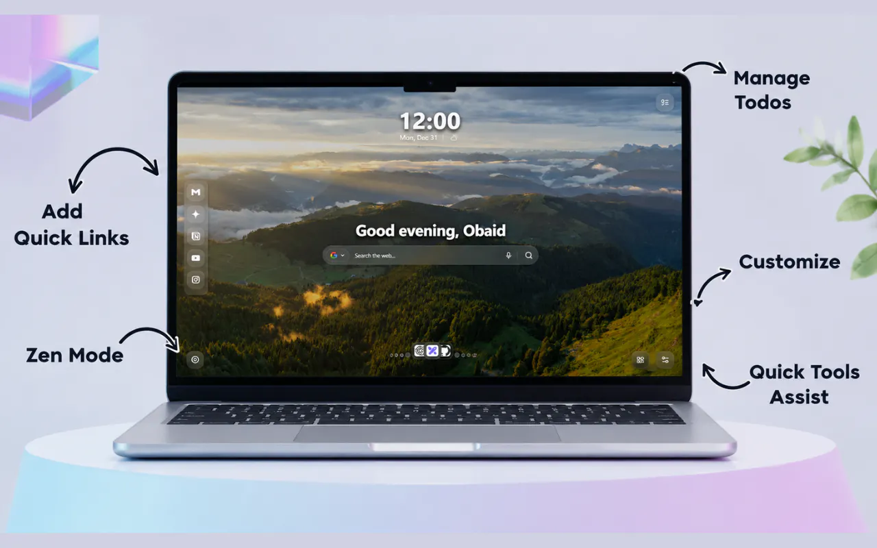 Glassy - New Tab gallery image