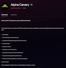 Alpha Canary gallery image