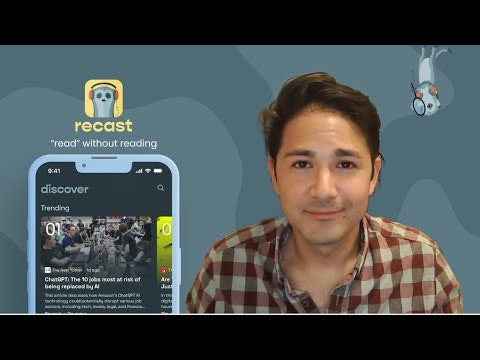 startuptile Recast-Turn your read-later list into bite-size audio convos w/AI ?