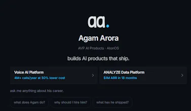 AI Resume - for the agent-to-agent web gallery image