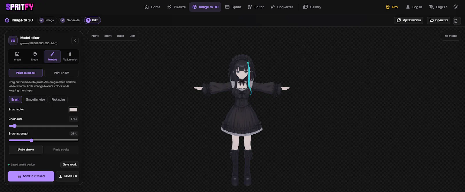 Spritfy screenshot 2