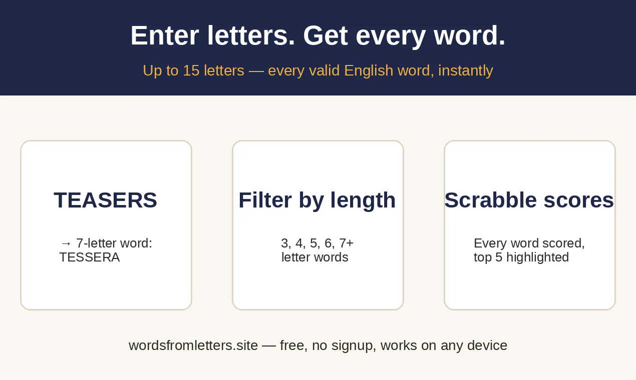 Letters to Words gallery image