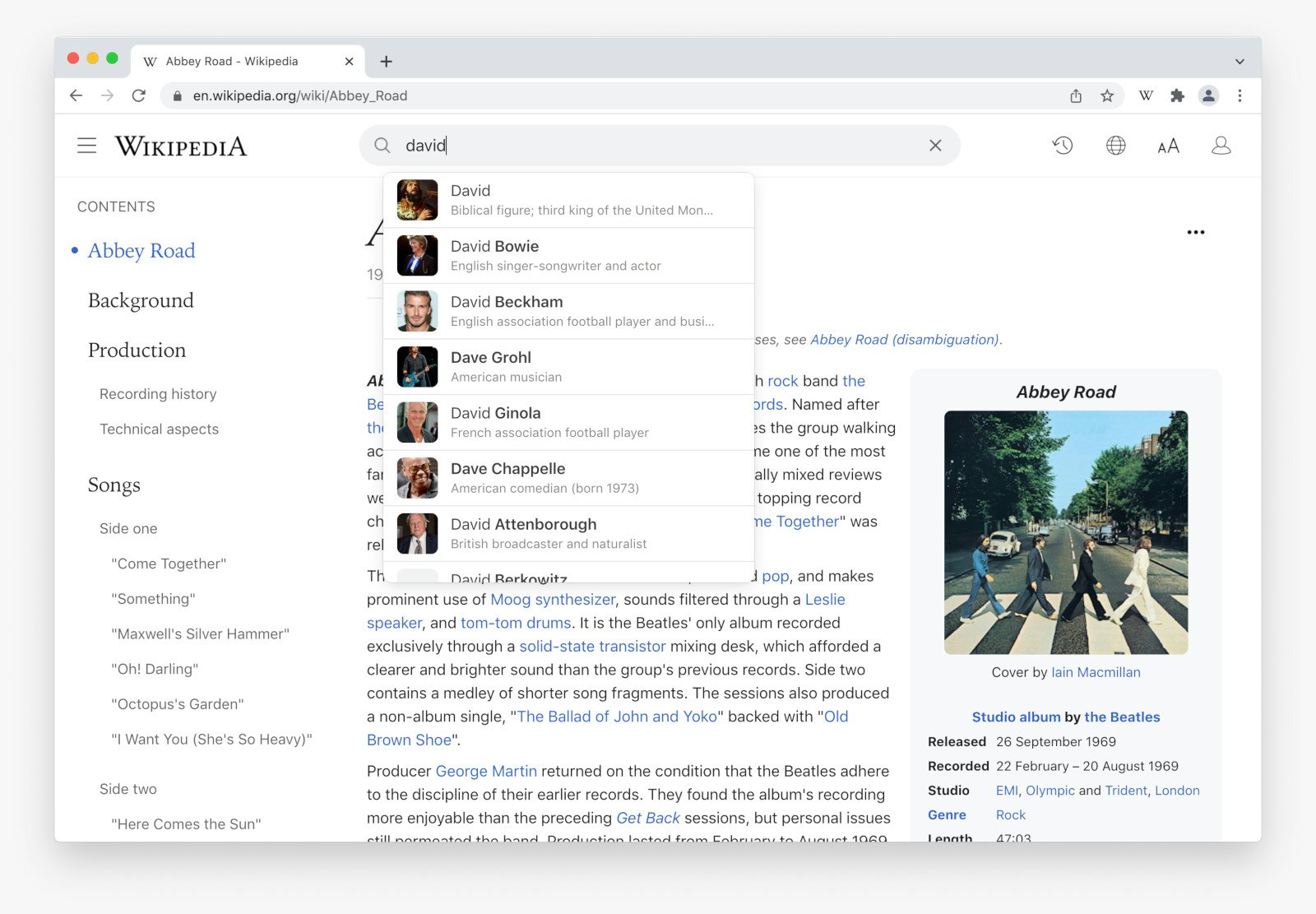 Modern for Wikipedia gallery image