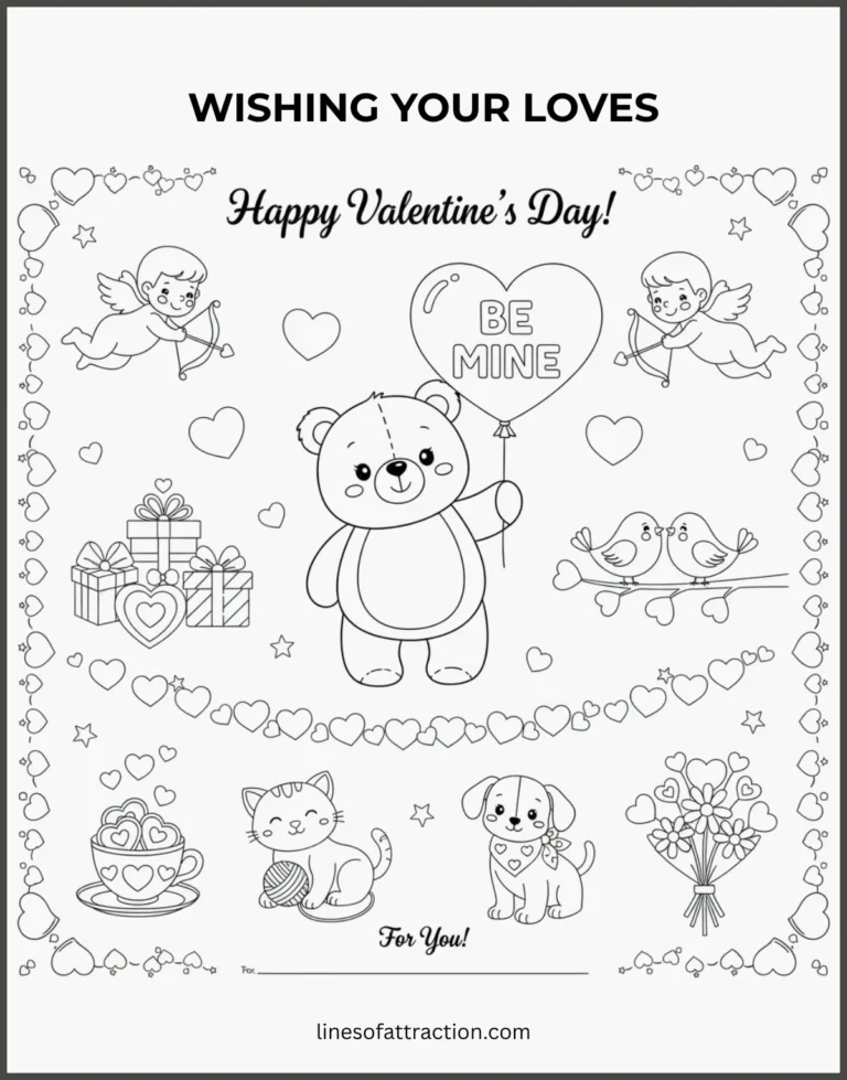 Valentine’s Day Coloring Pages gallery image