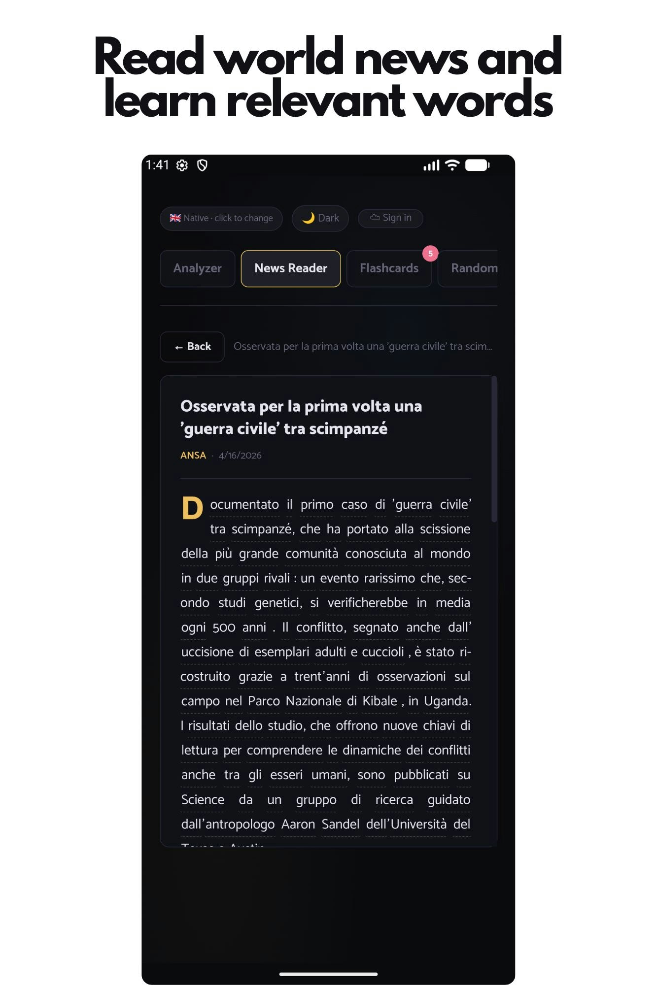TextyFeed — Read · Analyze · Learn gallery image