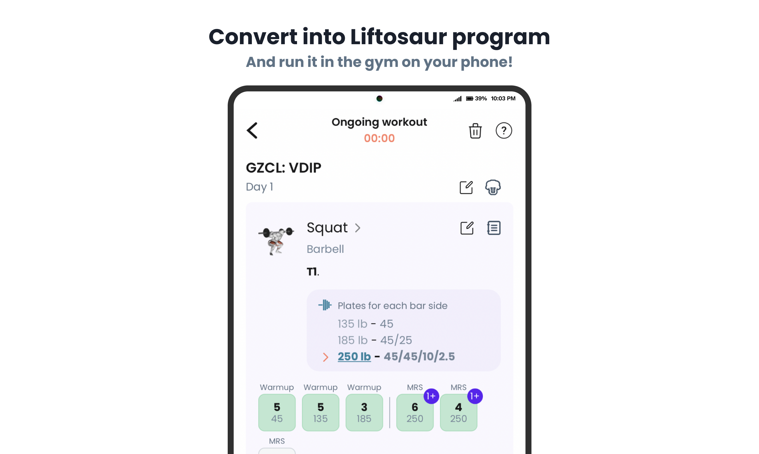 Liftosaur: Halter egzersiz planlayıcısı medya 5