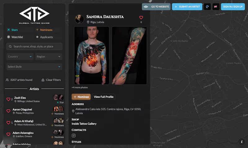 Global Tattoo Guide screenshot 3