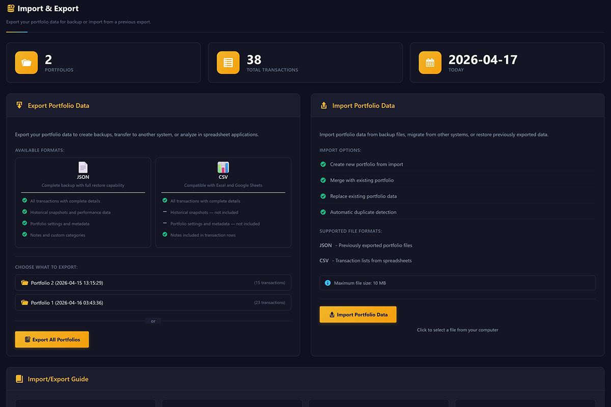 Sakurato Crypto Portfolio Tracker gallery image