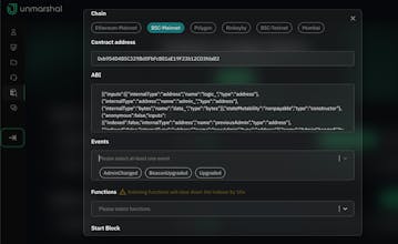 Blockchain data indexer gallery image