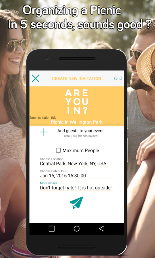 AreYouIn - Event Planner gallery image
