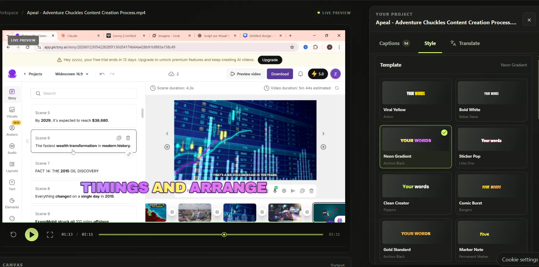 XCaptions gallery image